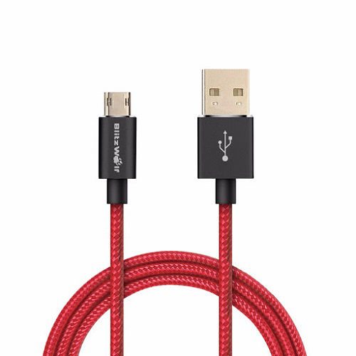 کابل شارژر رنگی آیفون آیپد Dual Sided Braid Color Lightning Cable